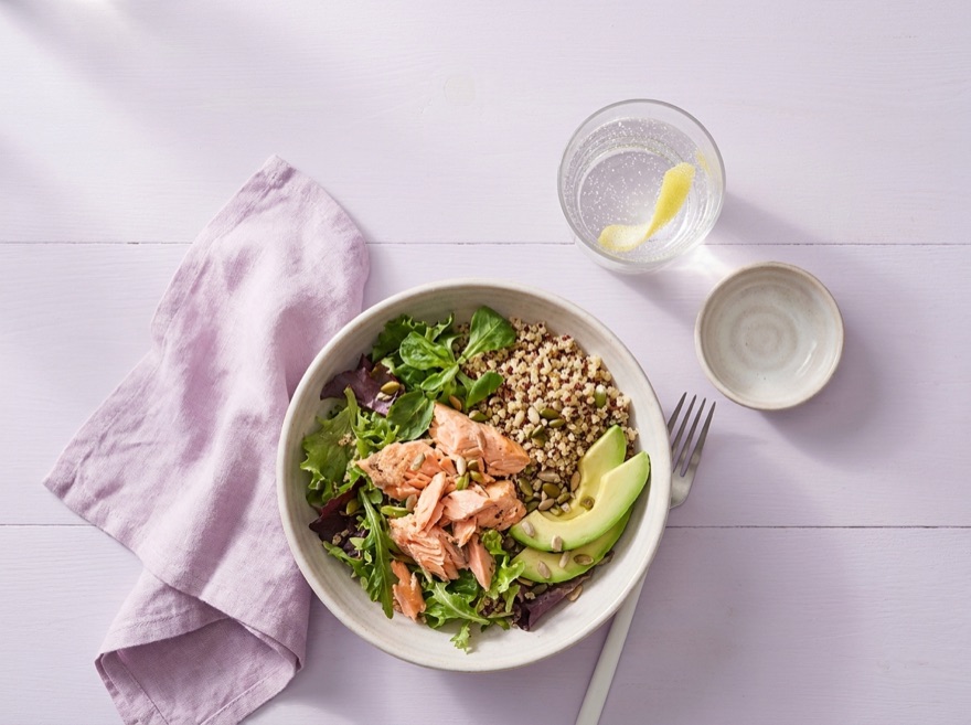 A lunch plate, logged from a photo